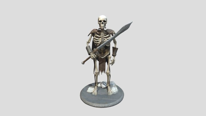 Humanoid skeleton 3D Model