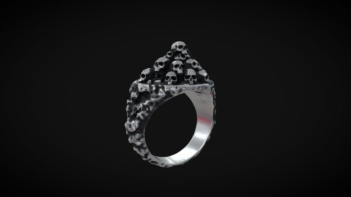 Styx Jewel - "Apotheosis of war" ring 3D Model