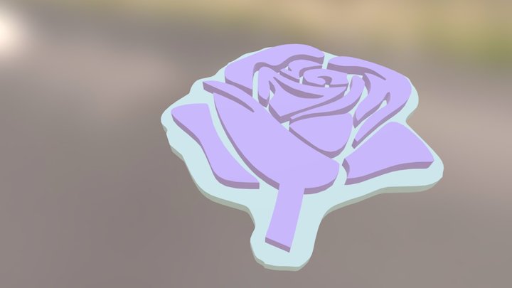 valentine's rose 3D Model