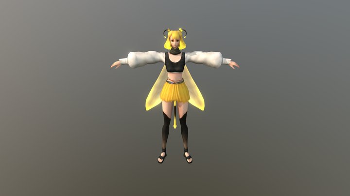 Mage Character 3D Model