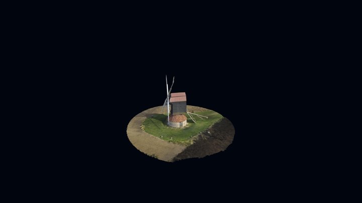 Stevington Windmill, Bedfordshire 3D Model