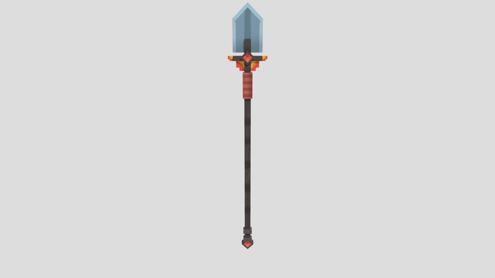 Fire Spear 3D Model