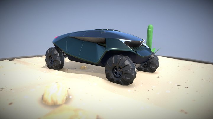 Jeep Desert Buggy 3D Model