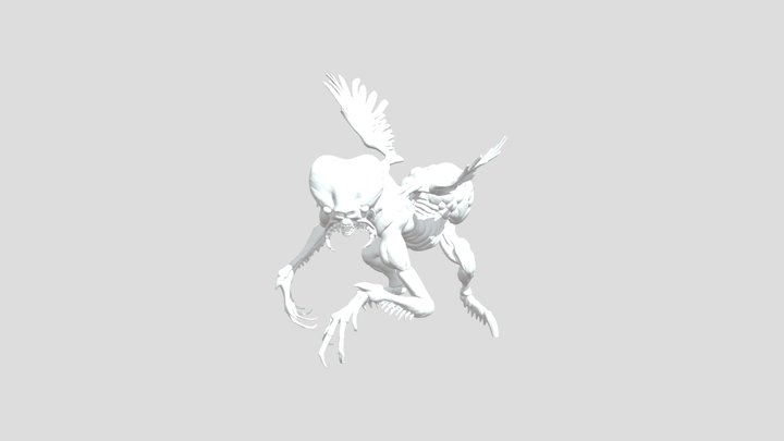 Abyssal Harbinger, empusa devil may cry, insect 3D Model