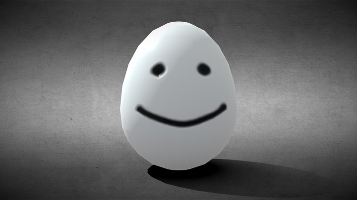 Egg Face 3D Model