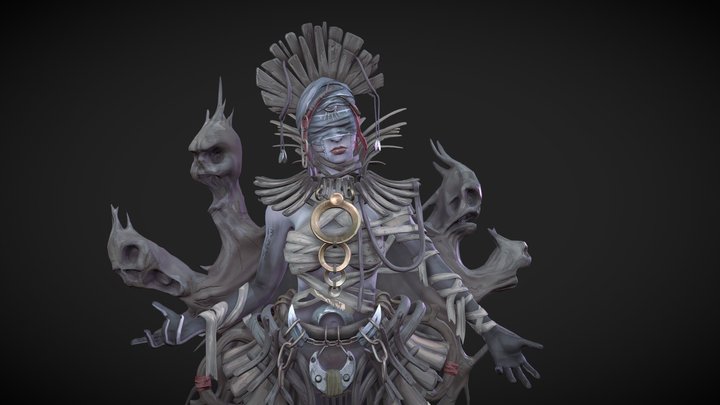 Witch WIP 3D Model
