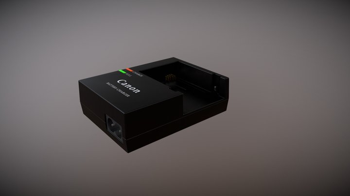 Canon battery charger 3D Model
