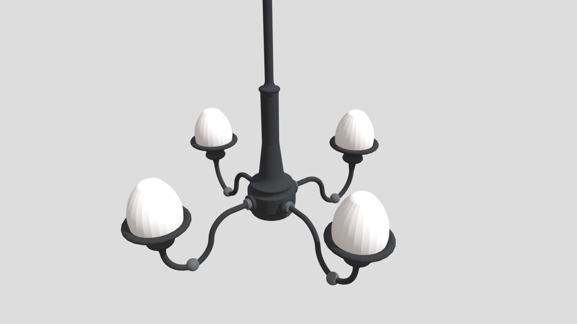 3D model Chandelier - This is a 3D model of the Chandelier. The 3D model is about icon.