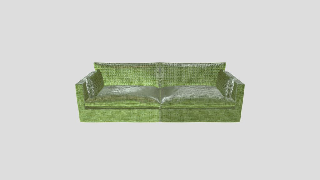 Unwind 2 Piece Sofa Green