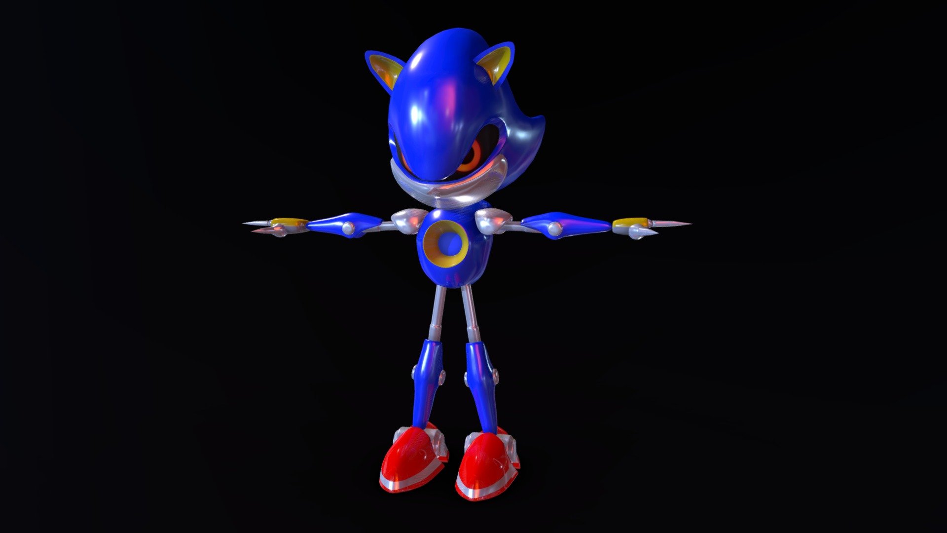 Metal Sonic - 3D Model by clickdamn