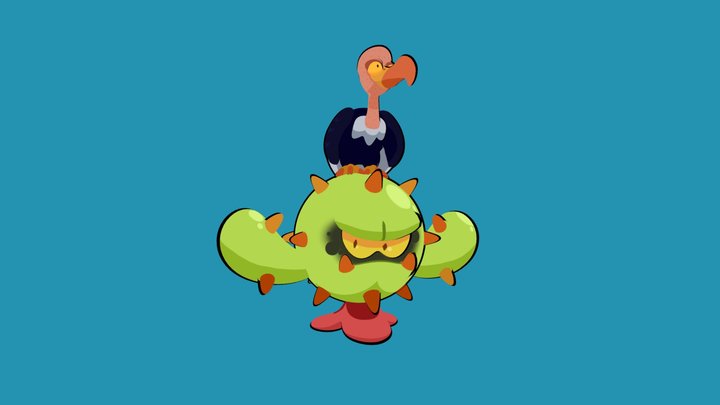 Cactus Ogre 3D Model