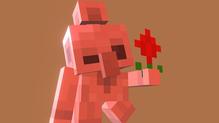 Copper Golem 3D Model