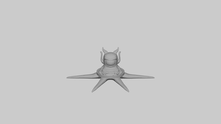 3D model Kang the Conqueror VR / AR / low-poly rigged