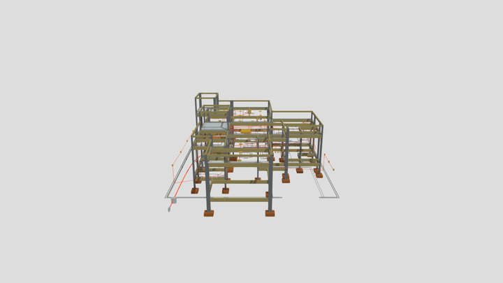 Projeto elétrico/Estrutural- Cuiabá/MT 3D Model