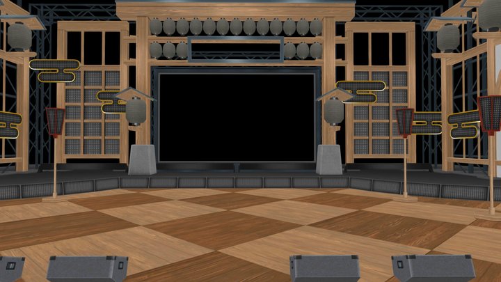 MY MAI☆TONIGHT LLSIFAS stage 3D Model