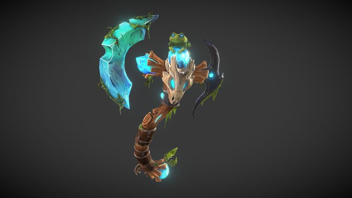 Green Axe - test 3D Model