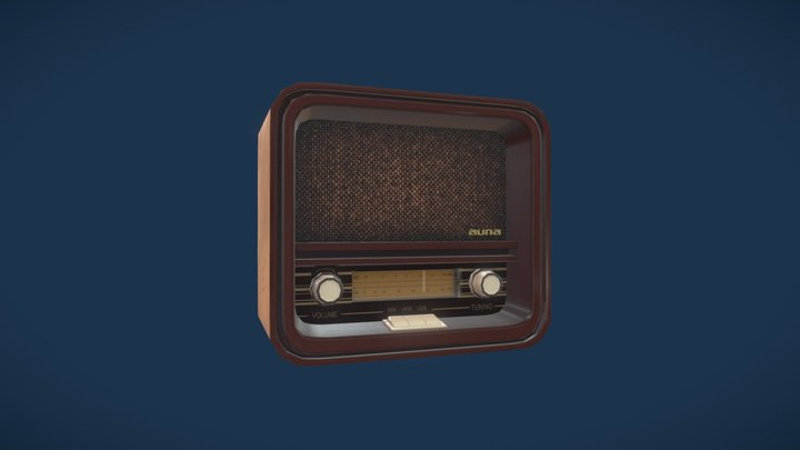 [Student Work] Realistic Prop : Radio 3D Model