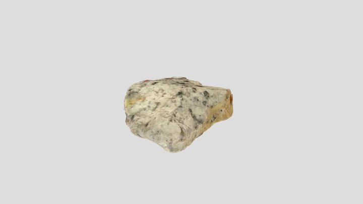 Albite granite 3D Model