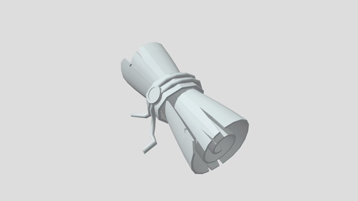 3.3 Scroll Project Mesh 3D Model