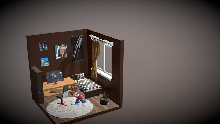 chambre magic 3D Model