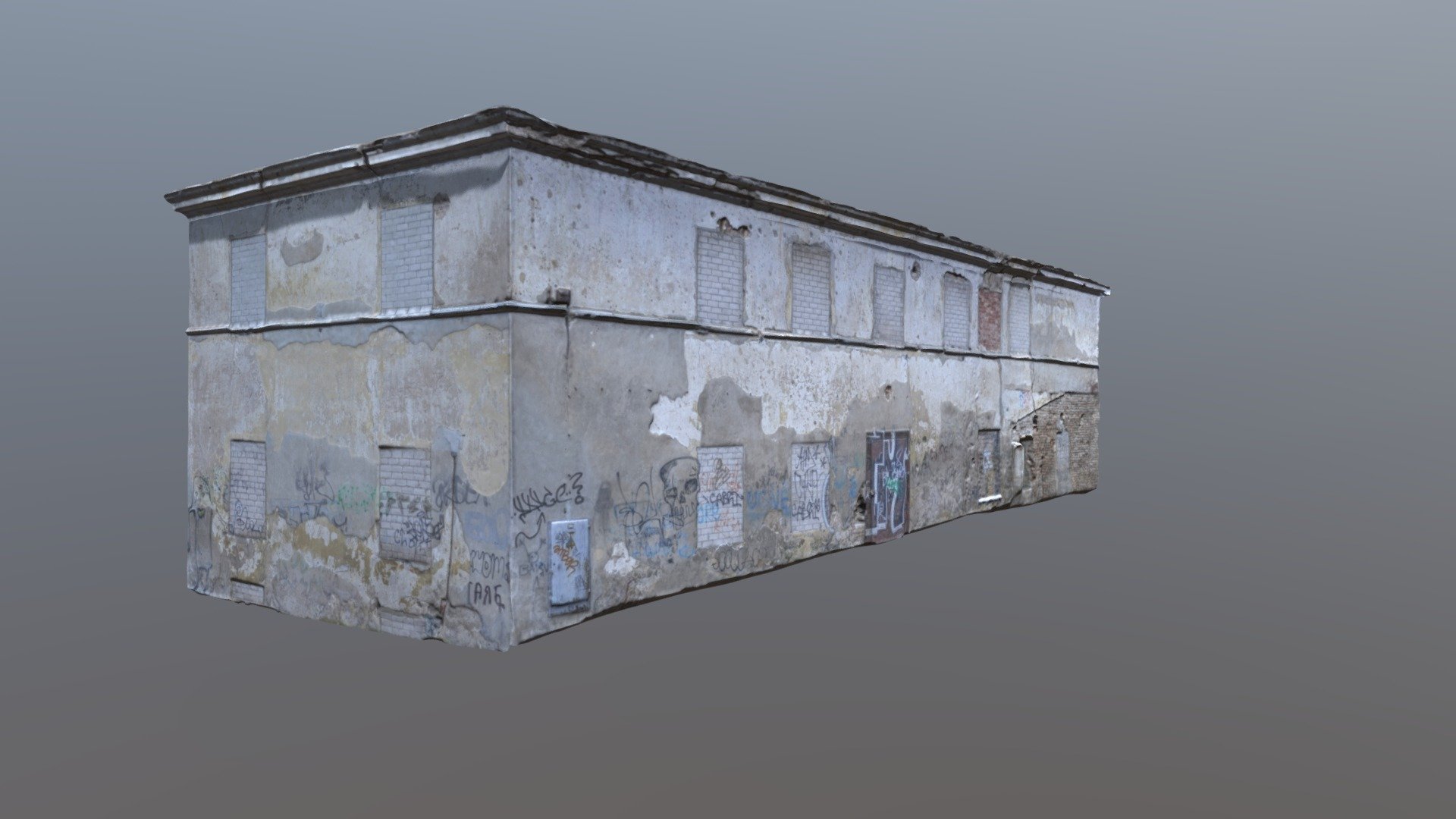 Old building 3d scan