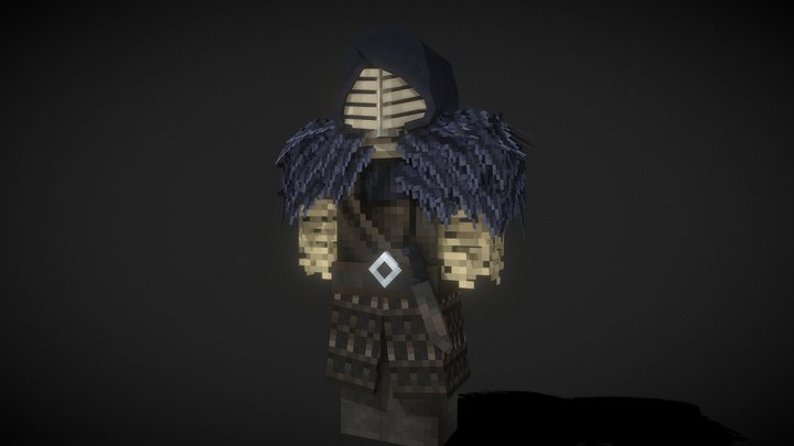 Raptor's Set Armor MInecraft 3D Model