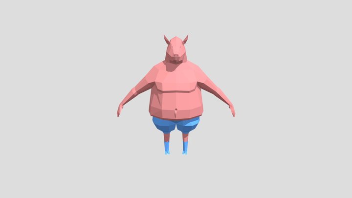Pigs 3D Model