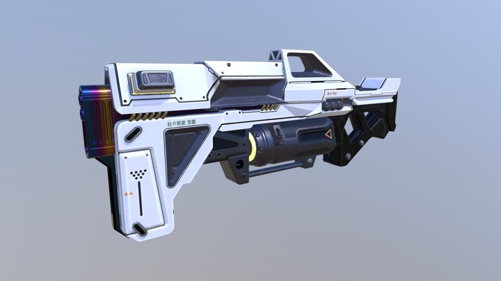 Sperasoft Gun Concept 3D Model