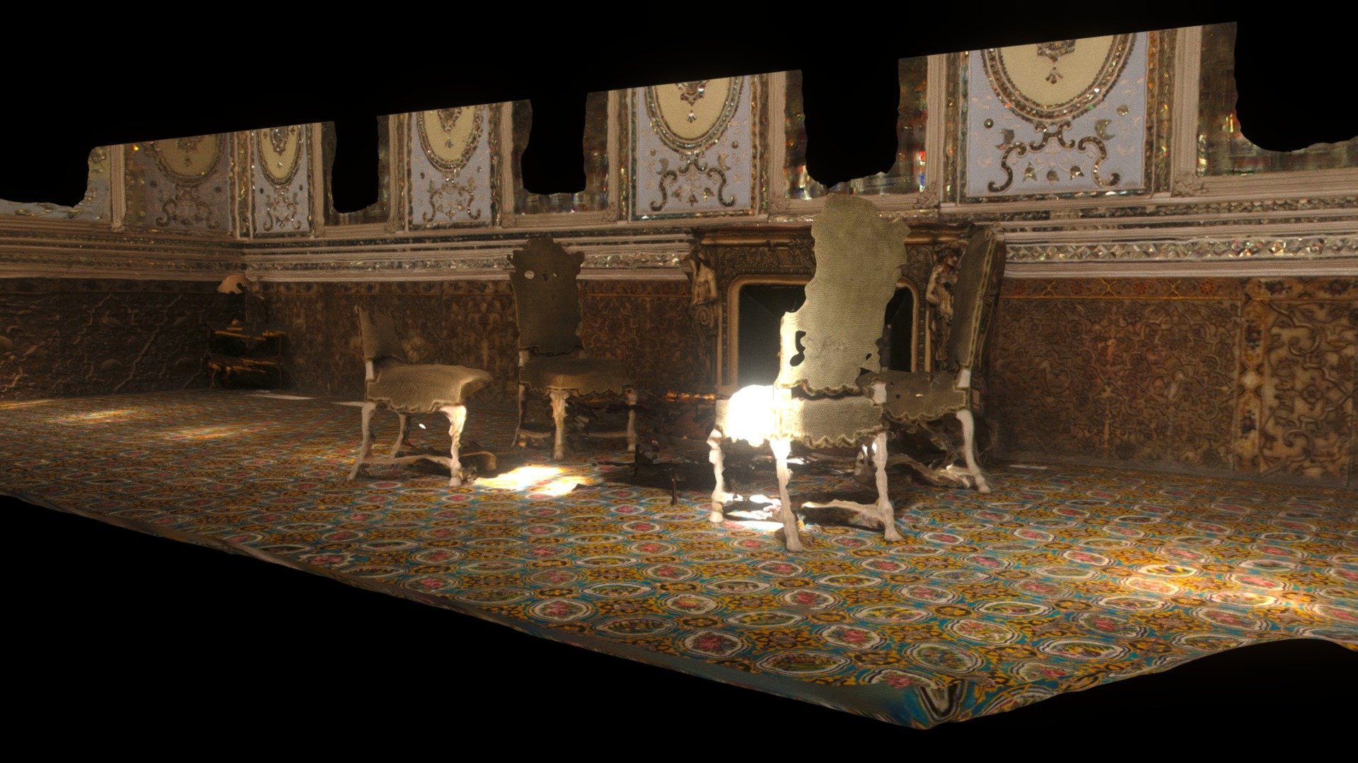 Golestan Palace scan