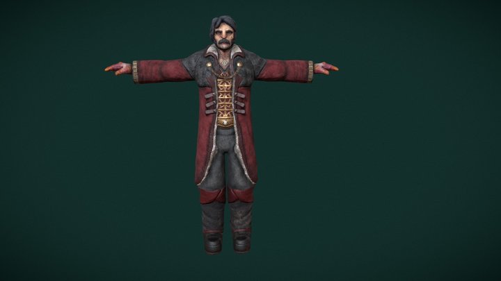 Boyar / Nobleman lowpoly 3D Model