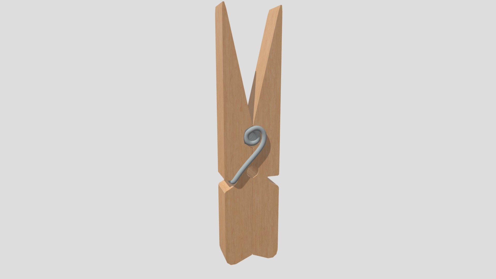 Wooden Clothespin Download Free 3D model by paolodl [8717288] Sketchfab