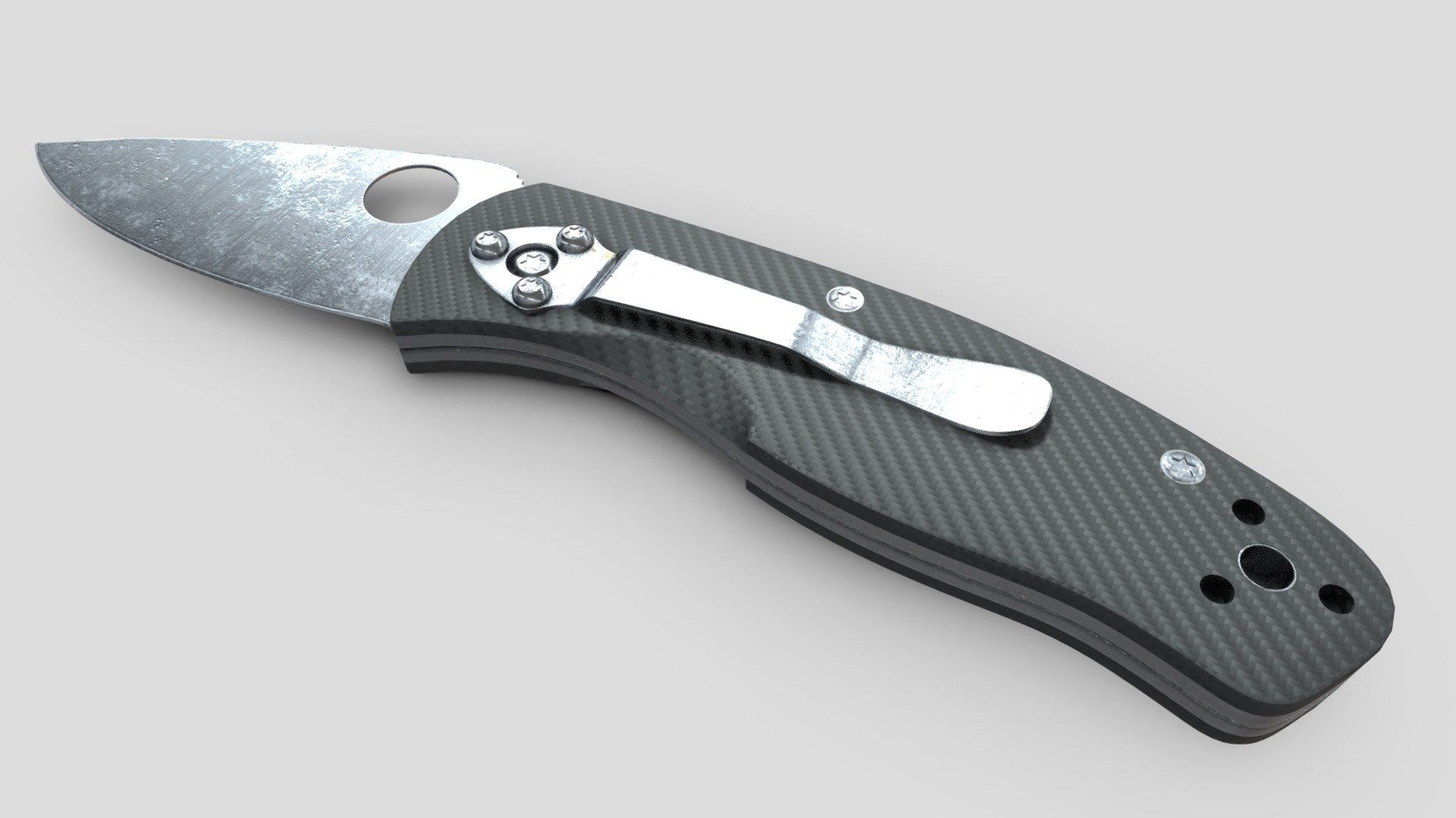 Spyderco Tenacious Black G10 Download Free 3D model by SpencerN2000