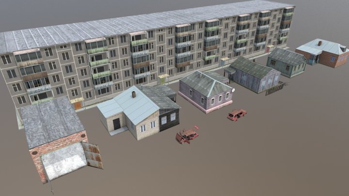 Mobile Buildings – Kostenloses 3D-Modell STL