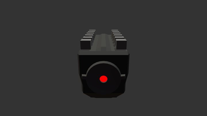 Laser Sight Model-low poly 3D Model