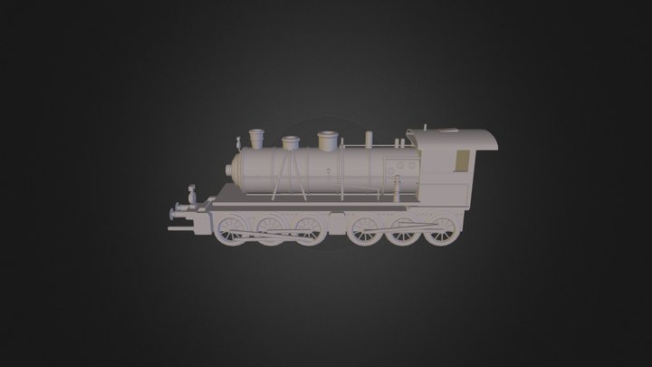 Tren Carlos Alberto Gonzalez Sanchez 3D Model