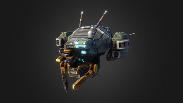 Taiidan Republic Resource Collector 3D Model