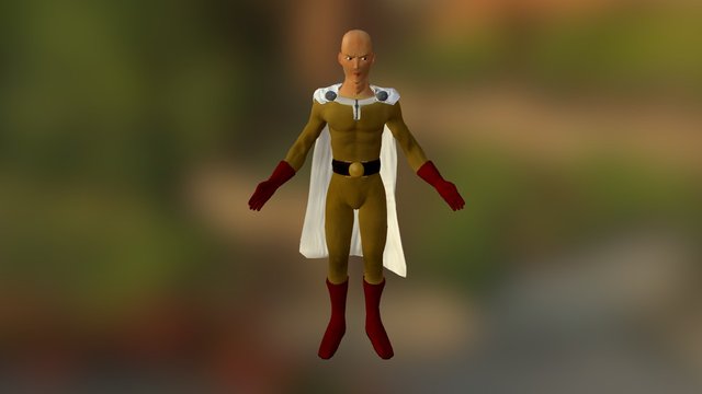 One punch man - Download Free 3D model by PWEDIEPATUTI_ (@PWEDIEPATUTI_)  [af65ad6]