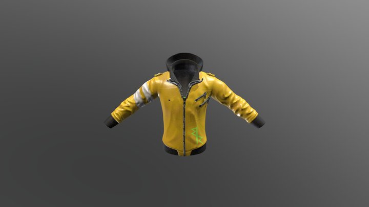 Cyberpunk Edgerunners Inspired Jacket 3D Model