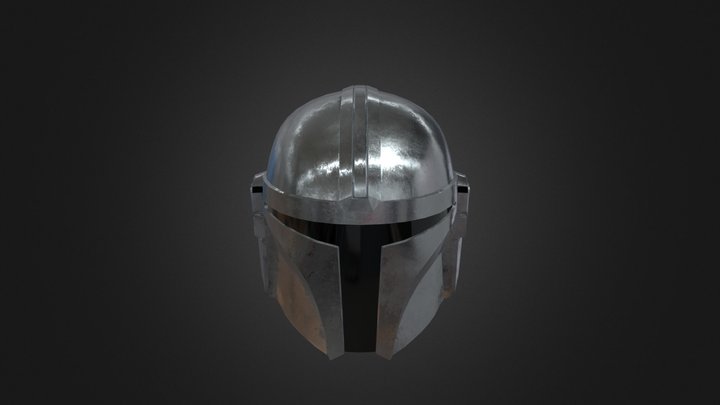 Din Djarin's Helmet 3D Model