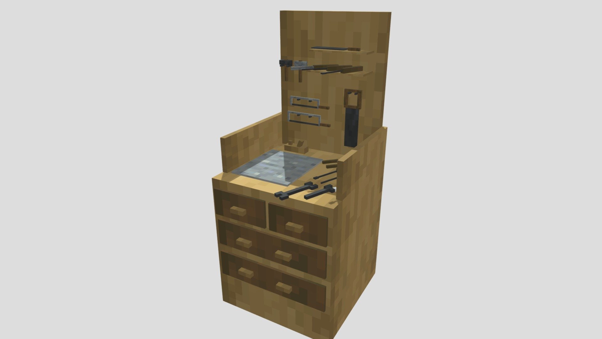 Minecraft better crafting table - 3D model by BartekBW (@rojdanbw