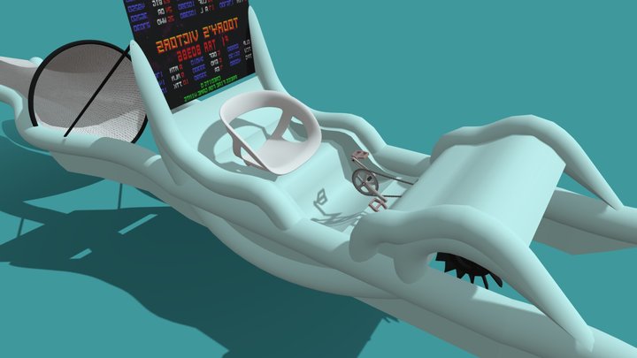 EcoFilter Race Boat 2 3D Model