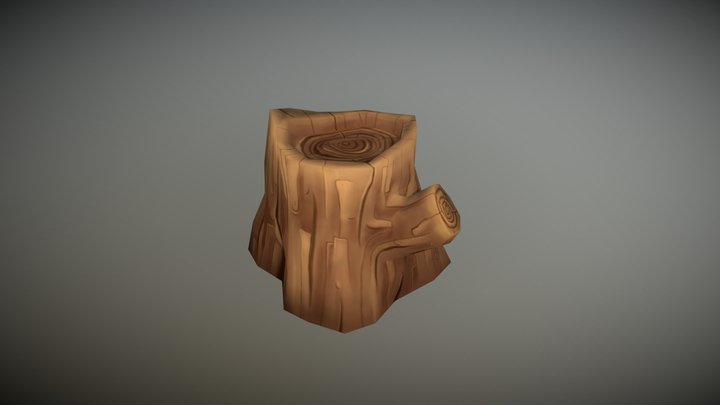 Stylized tree bark – Kostenloses 3D-Modell STL