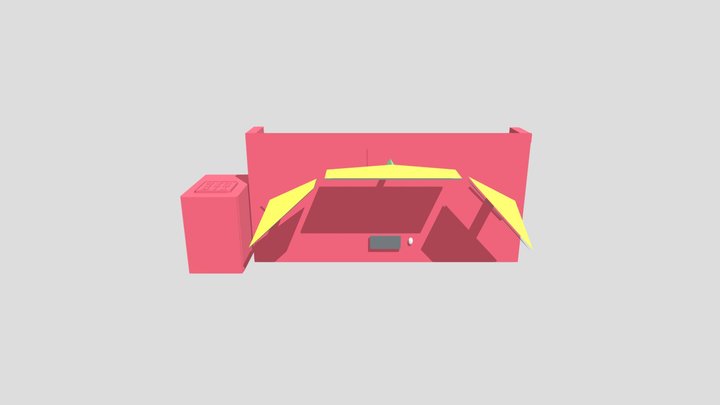 wide screen setup 3D Model