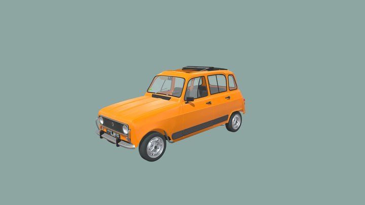Renault 4 GTL 3D Model