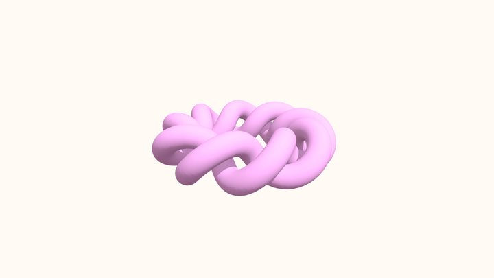 (2,9) torus knot 3D Model