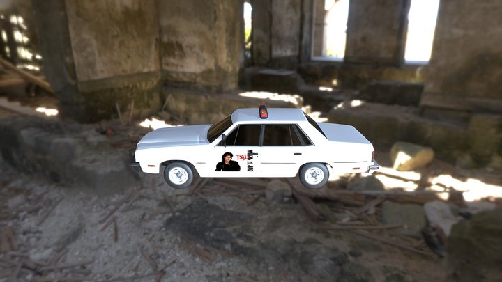 1980_chevrolet_caprice-police 3D Model