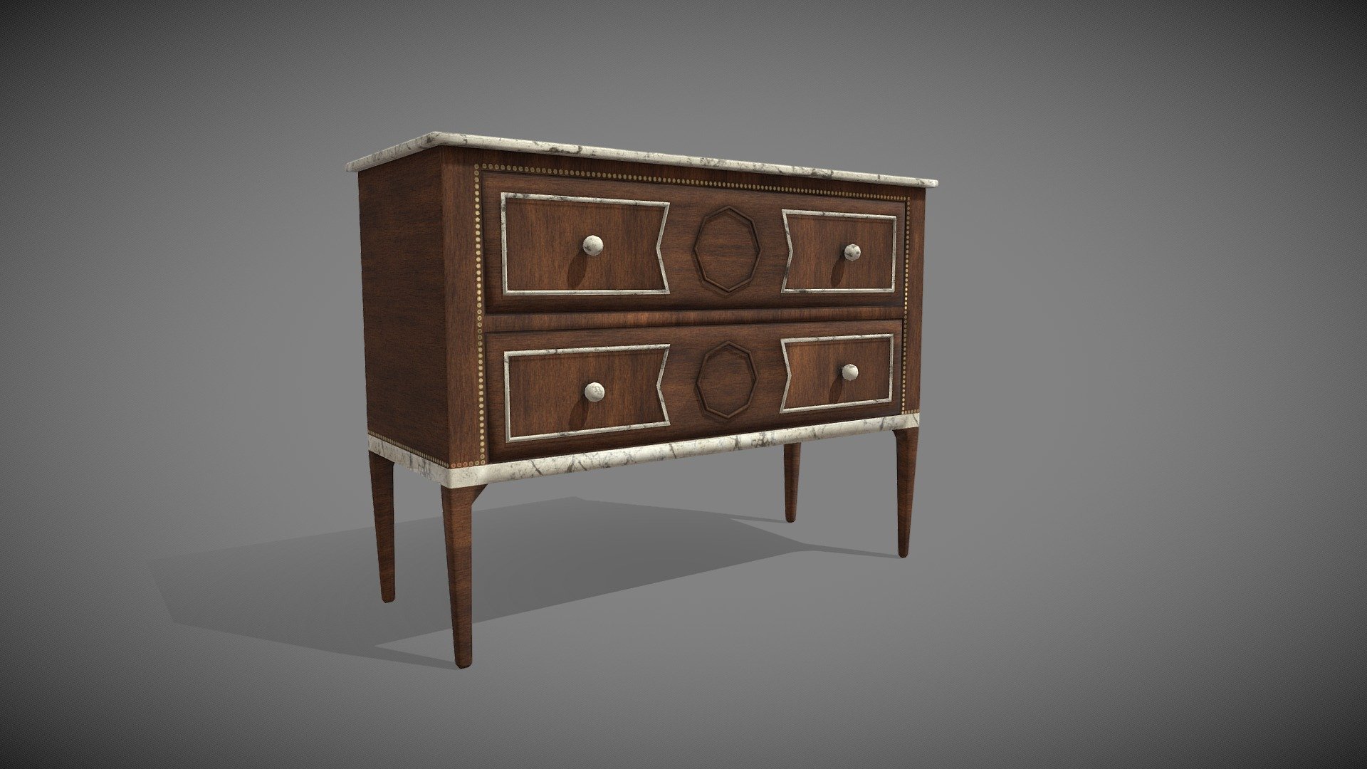 Wood Cabinet - Buy Royalty Free 3d Model By Amapola.r [871f5ce 