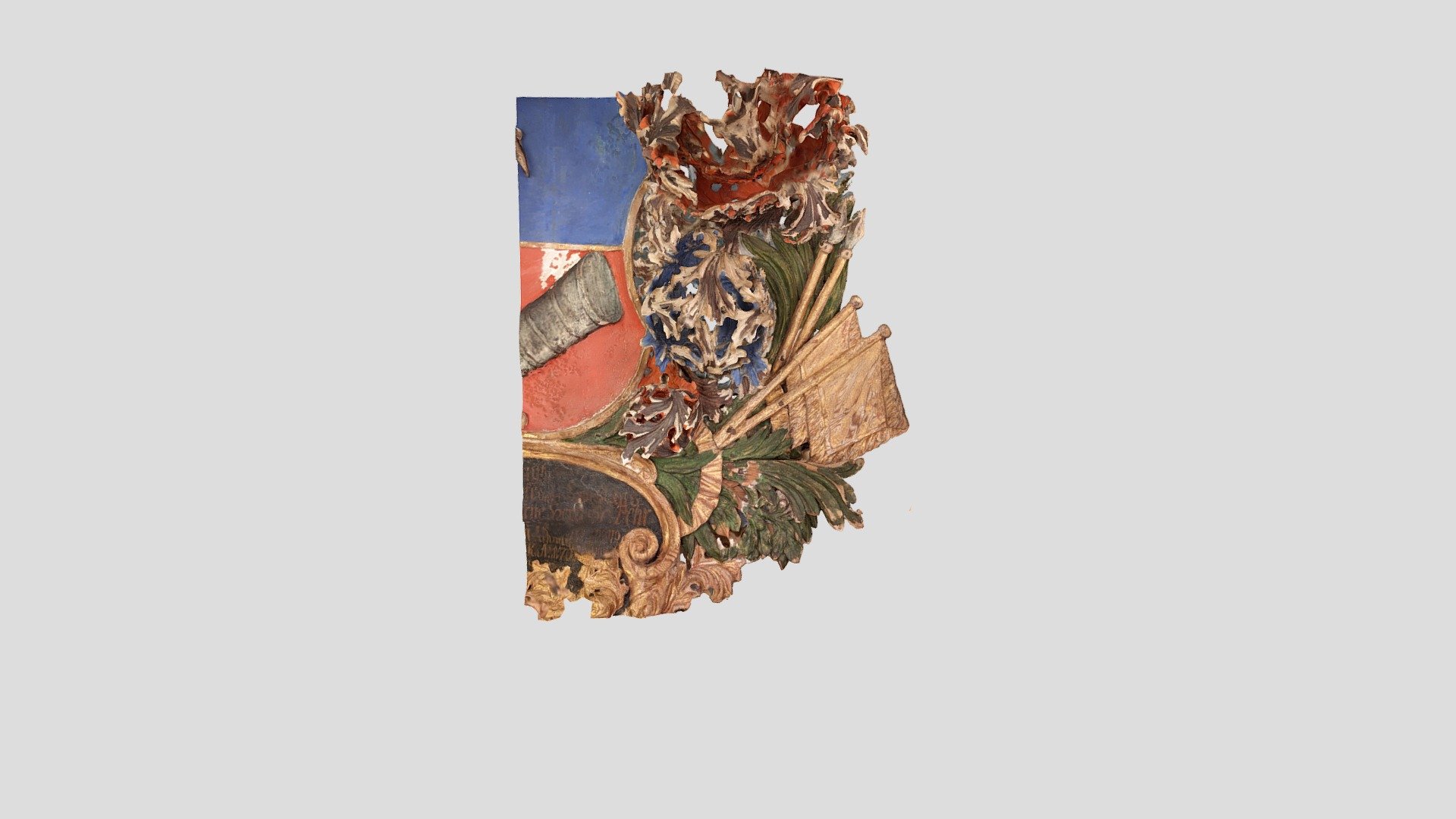 Pehr Stålhammar Funerary Coat of Arms left side