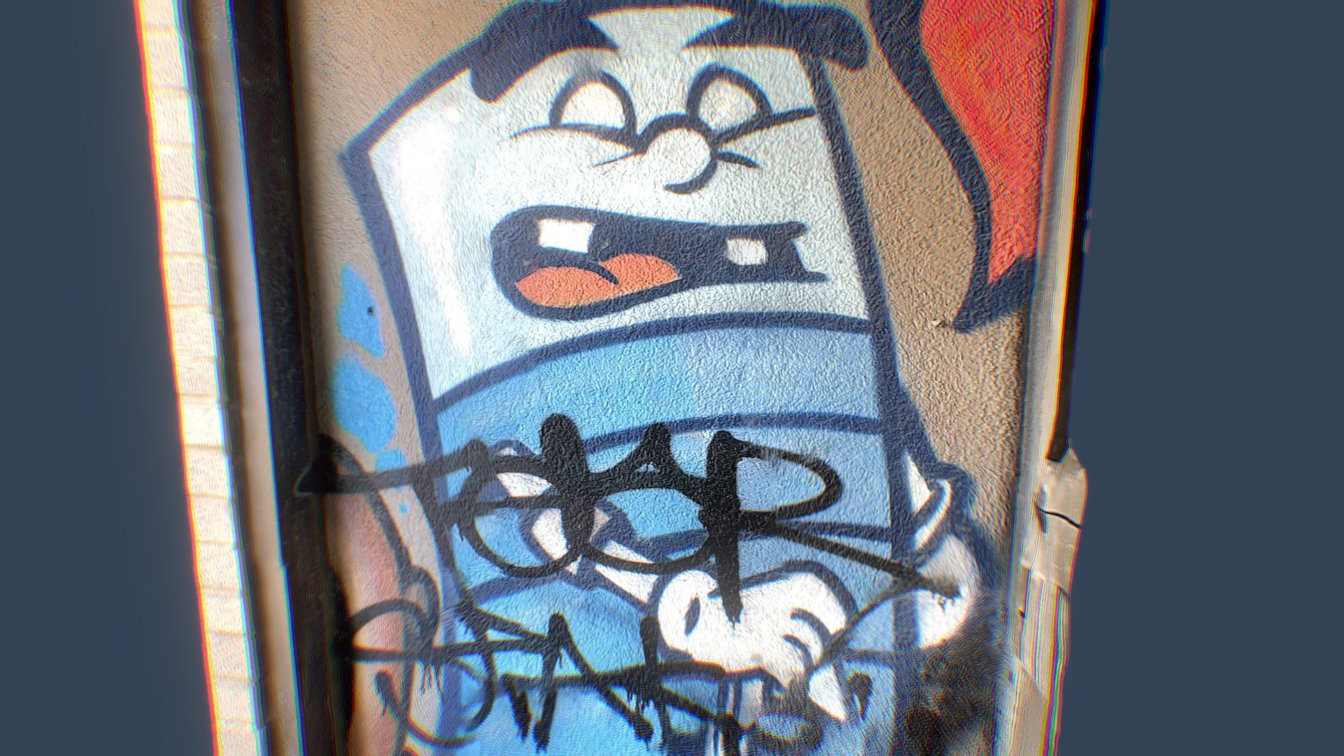 Day 30 - 1 Scan A Day - Street Art Door