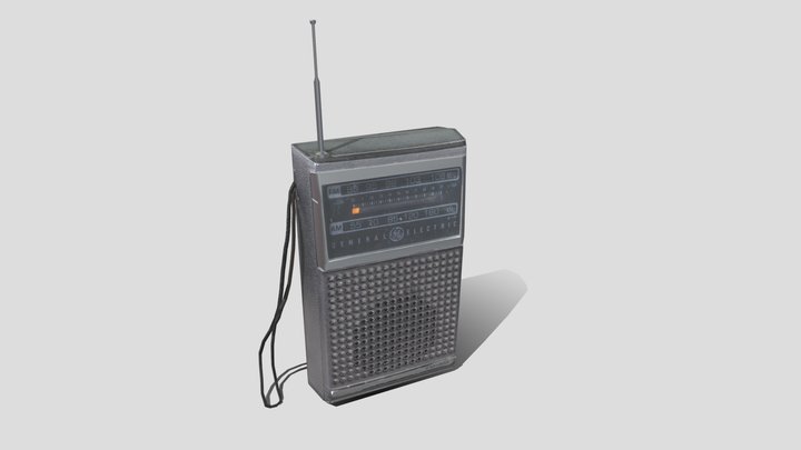 General Electric Radio 3D Model